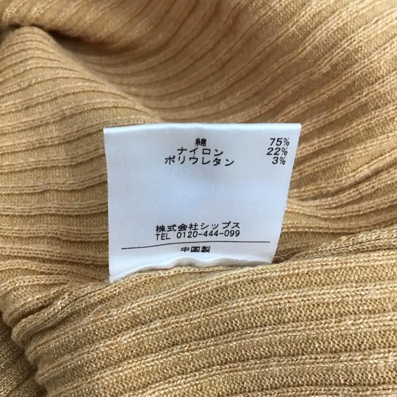 シップス SHIPS カットソー 長袖 長袖カットソー ワイドネックカットソー ロングスリーブカットソー 無地 橙 / オレンジ /  レディース USED 古着 中古 10117897