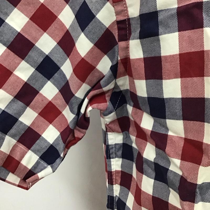 エディーバウアー Eddie Bauer シャツ、ブラウス 半袖 半袖シャツ チェックシャツ ボタンダウンシャツ S チェック マルチカラー / マルチカラー /  メンズ USED 古着 中古 10111119