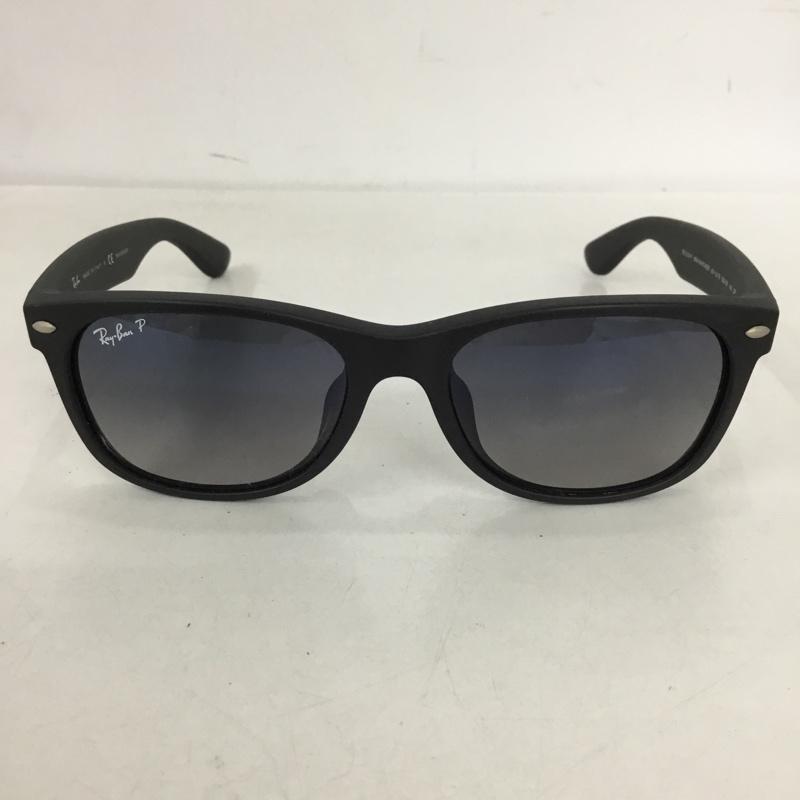 レイバン Ray-Ban めがね・サングラス サングラス RB2132-F NEW WAYFARER フルフィットモデル ロゴ、文字 黒 / ブラック /  メンズ USED 古着 中古 10148882