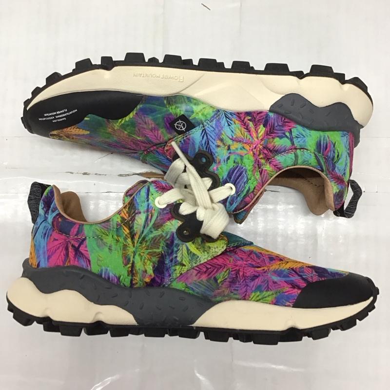 古着 USED スニーカー スニーカー Flower MOUNTAIN US5.5 UK4.5 KOKI TANIGUCHI US：5.5 総柄 マルチカラー / マルチカラー /  レディース USED 古着 中古 10117940