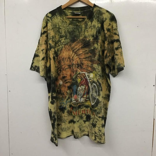 古着 USED Tシャツ 半袖 半袖カットソー プリントTシャツ クルーネックカットソー 古着 プリント マルチカラー / マルチカラー /  メンズ USED 古着 中古 10135885