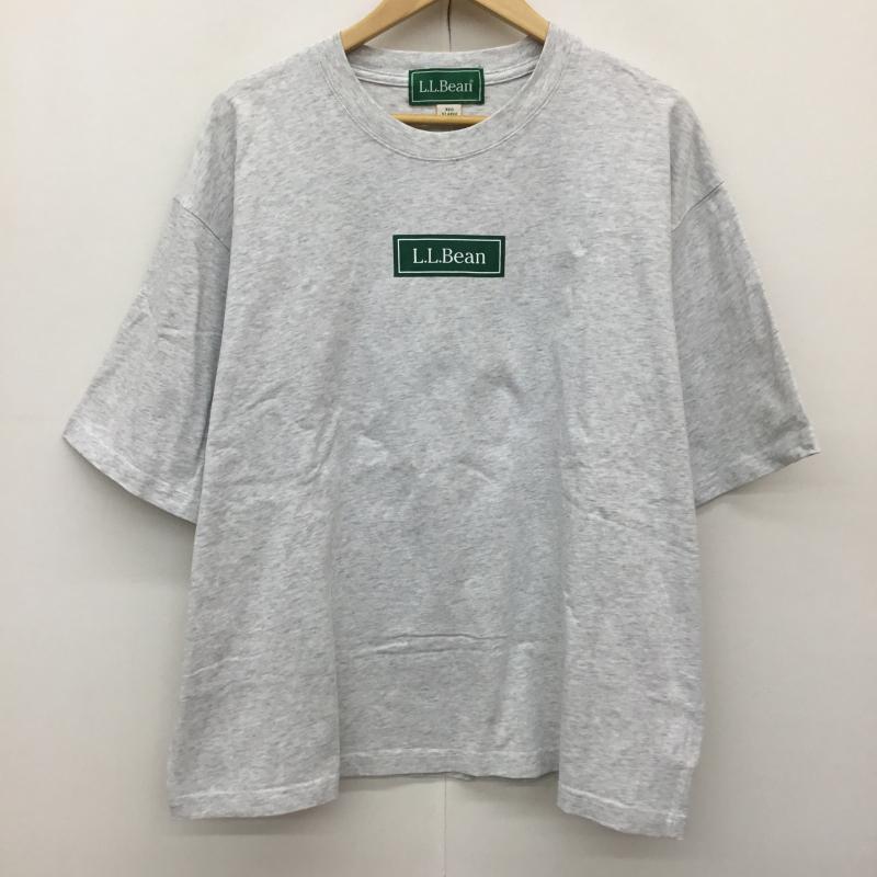 エルエルビーン L.L.Bean Tシャツ 半袖 BEAMS別注 3275-2223 Beans GreenLabel XL プリント 灰 / グレー /  メンズ USED 古着 中古 10141537