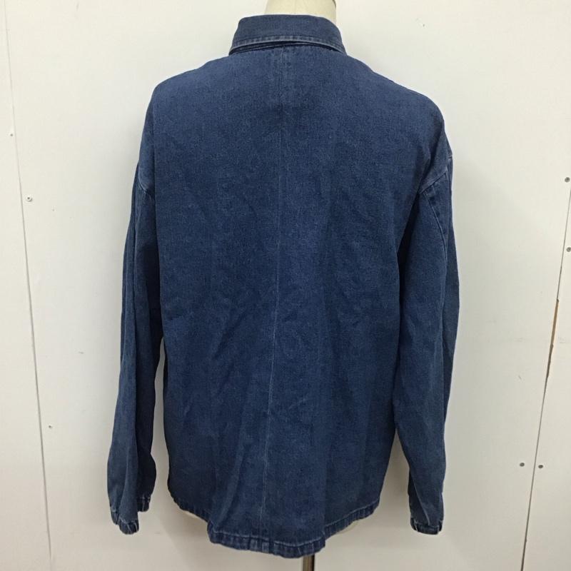アーバンリサーチ URBAN RESEARCH ジャケット、上着 ジャケット、ブレザー wh96-17y001 デニムブルゾン デニムジャケット アウター カジュアルジャケット 40 無地 インディゴ / インディゴ /  メンズ USED 古着 中古 10106713