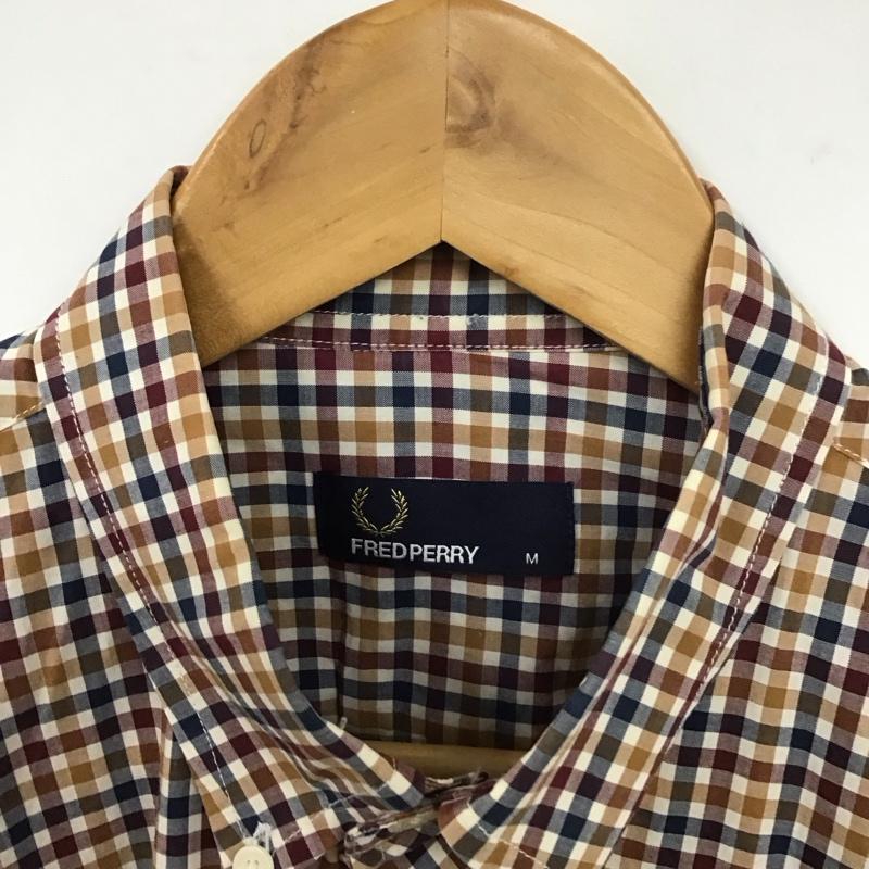 フレッドペリー FRED PERRY シャツ、ブラウス 長袖 長袖シャツ チェックシャツ カラーシャツ ボタンダウンシャツ M チェック マルチカラー / マルチカラー /  メンズ USED 古着 中古 10131109
