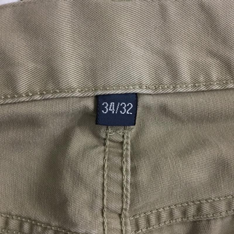 ポロラルフローレン POLO RALPH LAUREN パンツ デニム、ジーンズ デニムパンツ ストレートパンツ ワイドパンツ カジュアルパンツ 34インチ 無地 ベージュ / ベージュ /  メンズ USED 古着 中古 10110093