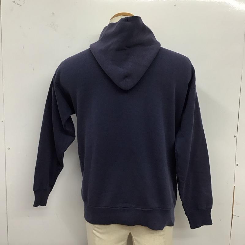 ヘインズ HANES パーカー 長袖 M 無地 紺 / ネイビー /  メンズ USED 古着 中古 10124060