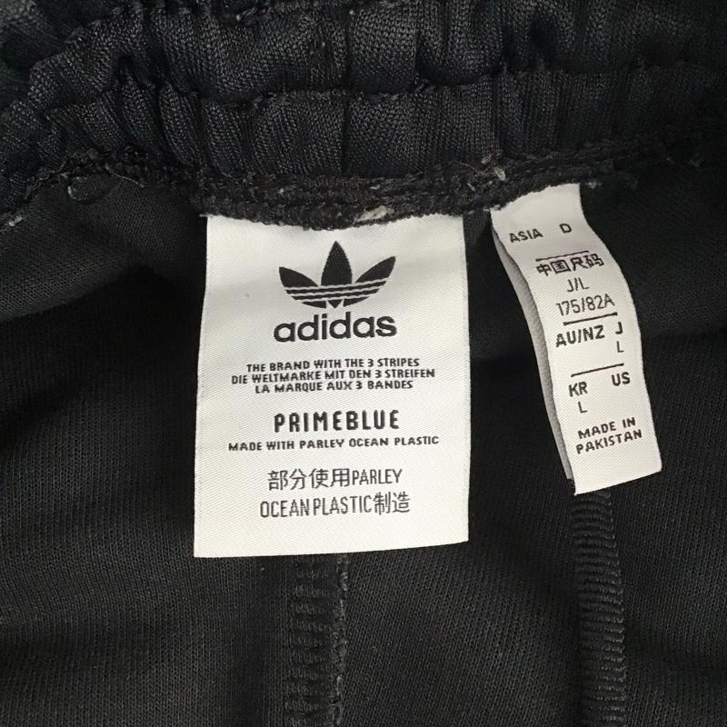 アディダス adidas ボトムス ボトムス GF0210 トラックパンツ ジャージ L ロゴ、文字 黒 / ブラック / X 白 / ホワイト /  メンズ USED 古着 中古 10112216