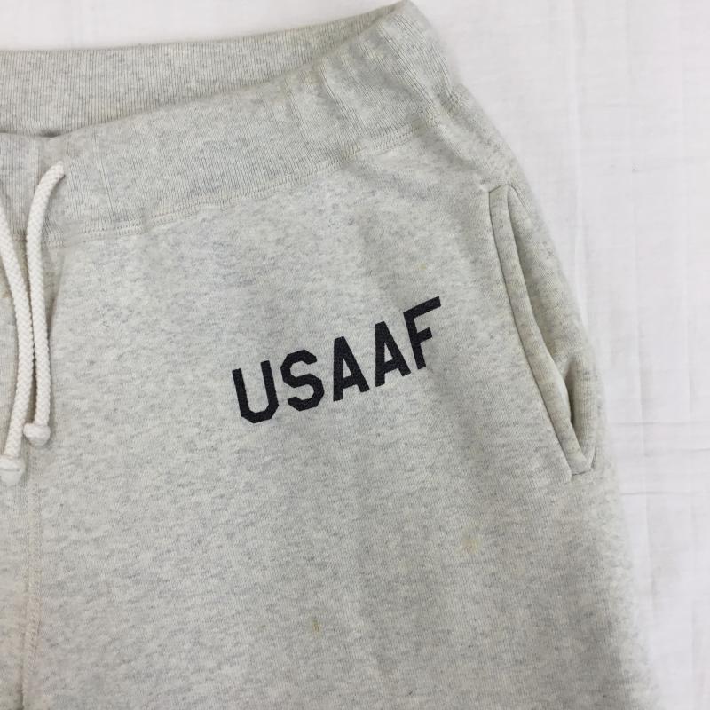 ザ・リアルマッコイズ・インターナショナル REAL McCOY S パンツ ワークパンツ、ペインターパンツ USAAF アメリカ陸軍航空軍　スウェットパンツ L ロゴ、文字 灰 / グレー /  メンズ USED 古着 中古 10143875