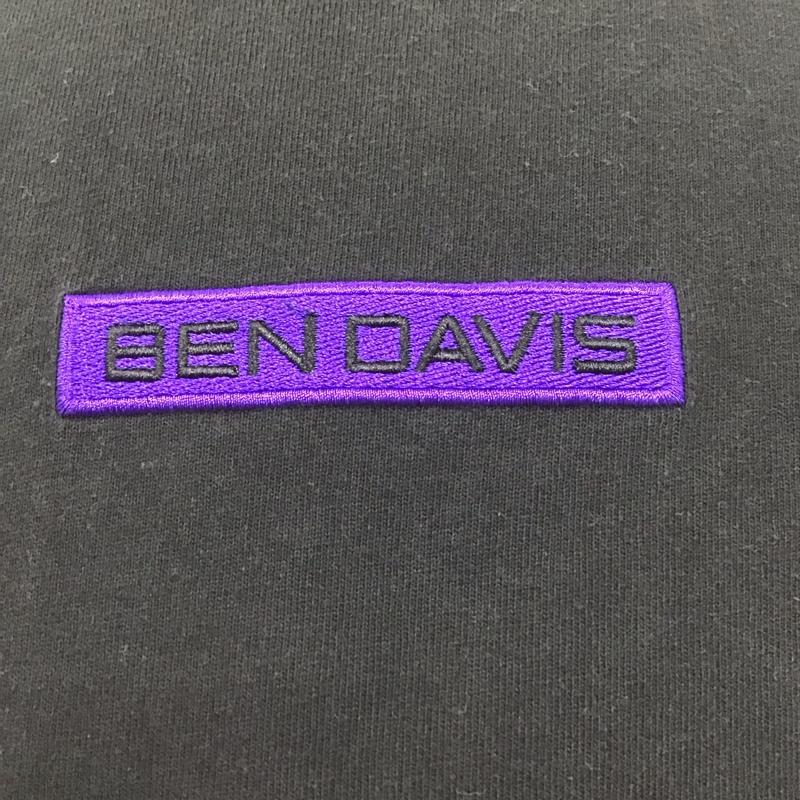 ベンデイビス BEN DAVIS Tシャツ 半袖 C-0580906 コットン クルーネック バックプリント XL ロゴ、文字 黒 / ブラック /  メンズ USED 古着 中古 10119690