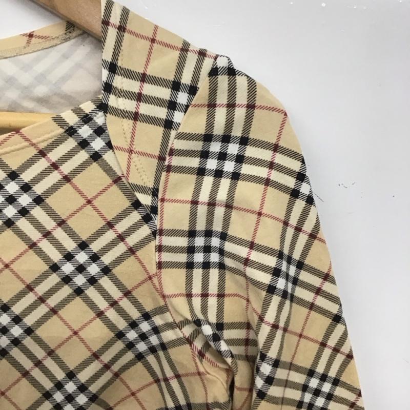 バーバリー BURBERRY Tシャツ 七分袖 2 チェック マルチカラー / マルチカラー /  レディース USED 古着 中古 10134644