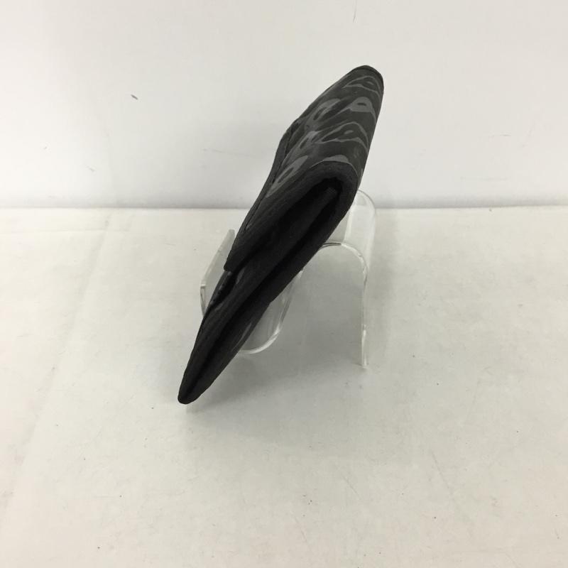 ステューシー STUSSY 財布 二つ折り モノグラム柄 総柄 黒 / ブラック /  メンズ USED 古着 中古 10146887