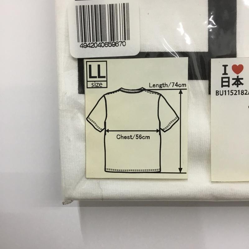 古着 USED Tシャツ 半袖 アイラブ日本 ILOVE JAPAN XL ロゴ、文字 X プリント 白 / ホワイト /  メンズ USED 古着 中古 10143103