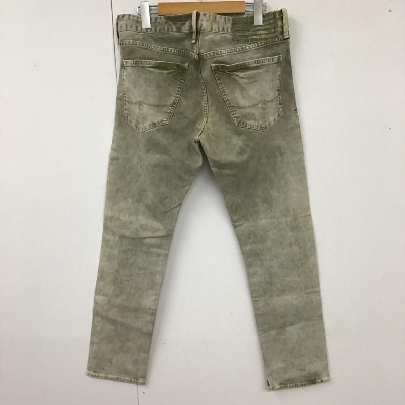 ポロラルフローレン POLO RALPH LAUREN パンツ デニム、ジーンズ デニムパンツ スリムパンツ ストレッチパンツ ジーンズ 30インチ ダメージ加工 カーキ / カーキ /  メンズ USED 古着 中古 10118438