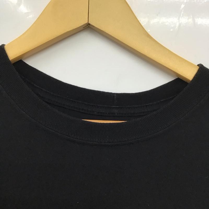 カーハート Carhartt カットソー 長袖 長袖カットソー 無地カットソー クルーネック M ロゴ、文字 黒 / ブラック /  メンズ USED 古着 中古 10131430