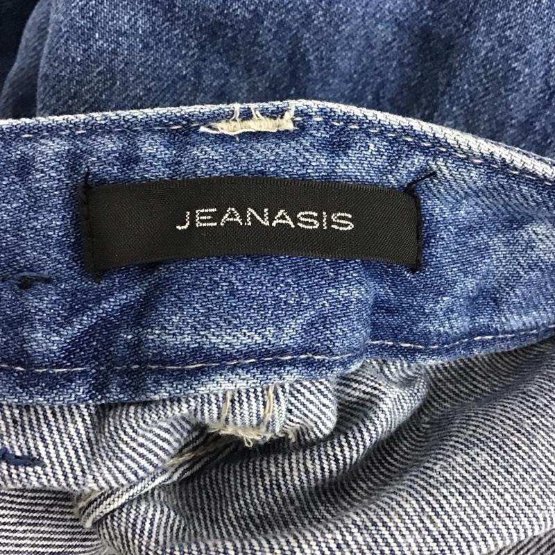 ジーナシス JEANASIS パンツ デニム、ジーンズ JS050715AA クラッシュデニム S ダメージ加工 青 / ブルー /  レディース USED 古着 中古 10120021