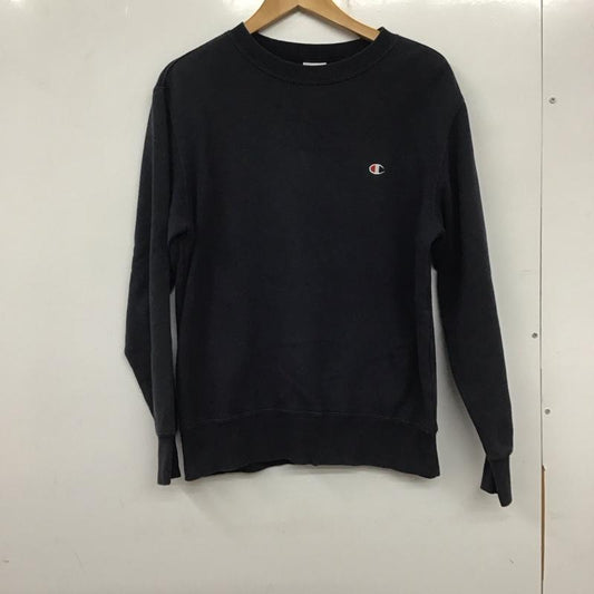 チャンピオン Champion トレーナー 長袖 c3-c024 クルースウェット 長袖トレーナー M ロゴ、文字 紺 / ネイビー /  メンズ USED 古着 中古 10136607