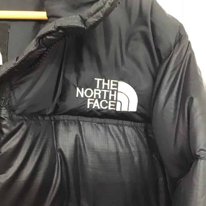 ザノースフェイス THE NORTH FACE ジャケット、上着 ダウンジャケット ジップアップジャケット ナイロンジャケット アウター M ロゴ、文字 黒 / ブラック /  メンズ USED 古着 中古 10143164