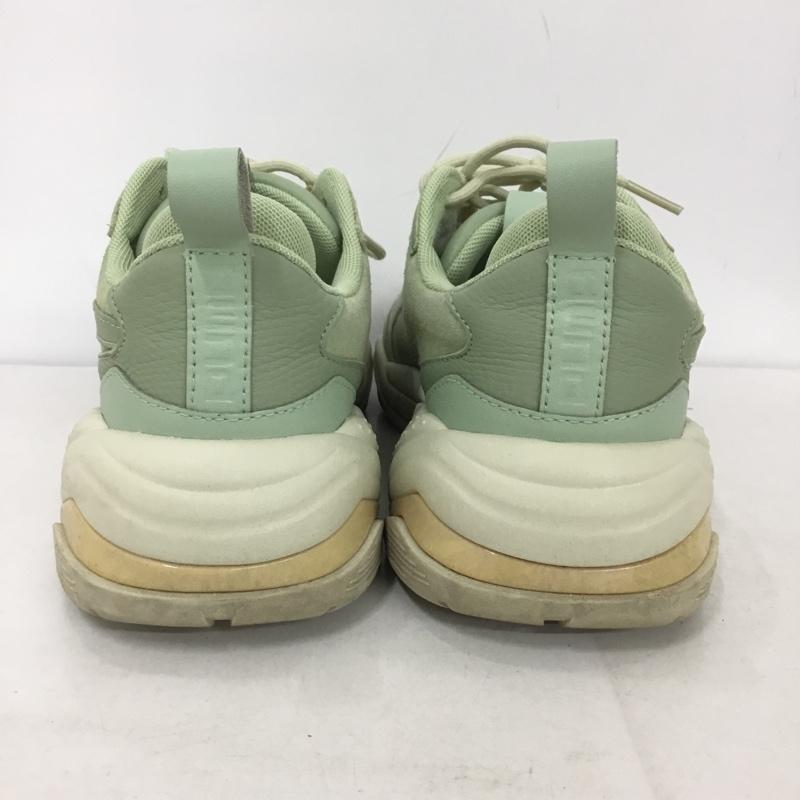 プーマ PUMA スニーカー スニーカー 368024 02 THUNDER DESERT WMNS 24.5cm 24.5cm ロゴ、文字 薄緑 / ライトグリーン /  レディース USED 古着 中古 10134540