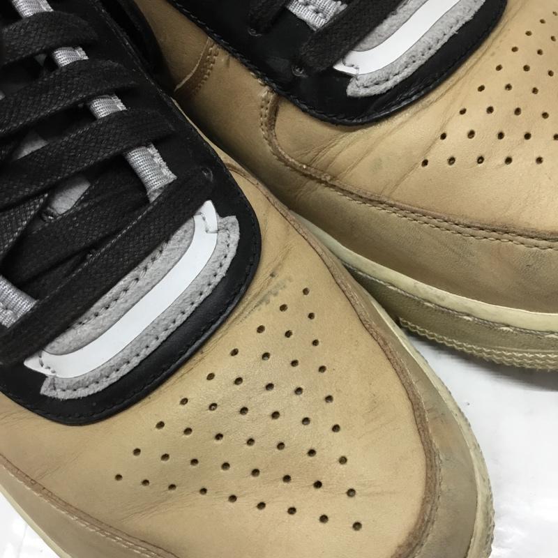 ナイキ NIKE スニーカー スニーカー 669917-200 AIR FORCE 1 SP TISCI 28cm 箱有 28.0cm ロゴ、文字 ベージュ / ベージュ / X 黒 / ブラック /  メンズ USED 古着 中古 10109387