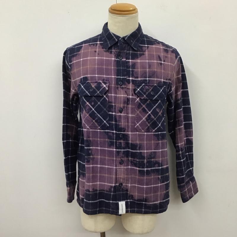 ディセンダント DESCENDANT シャツ、ブラウス 長袖 長袖シャツ チェックシャツ カラーシャツ 1 チェック マルチカラー / マルチカラー /  メンズ USED 古着 中古 10127664