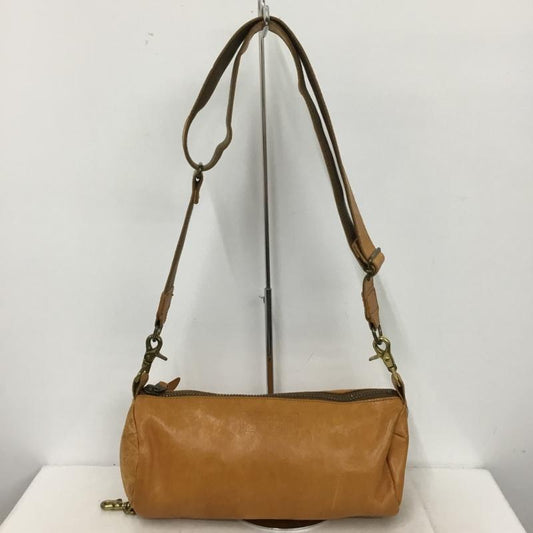 バトラーヴァーナーセイルス Butler Verner Sails ショルダーバッグ ショルダーバッグ 馬革 レザーバッグ ロゴ、文字 キャメル / キャメル /  メンズ USED 古着 中古 10147455