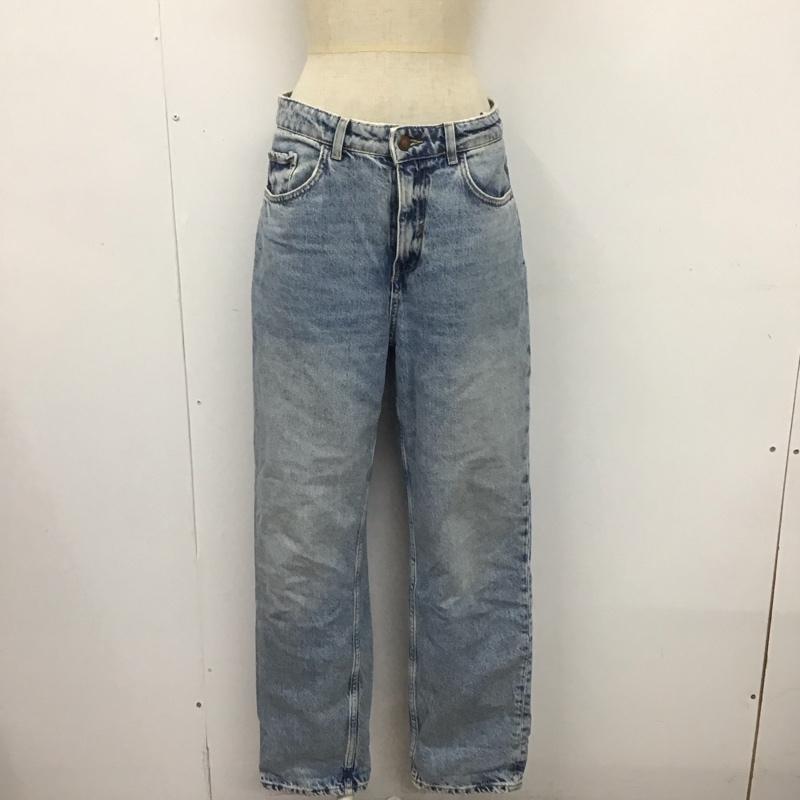 ザラ ZARA パンツ デニム、ジーンズ 6164 169 427 ハイウエスト 無地 青 / ブルー /  レディース USED 古着 中古 10108165