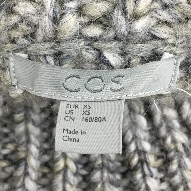 コス COS ニット、セーター 長袖 XS 無地 灰 / グレー /  レディース USED 古着 中古 10143166