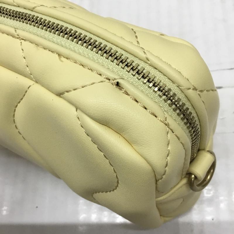 ザラ ZARA ハンドバッグ ハンドバッグ 6587 810 090 ビニール 無地 黄 / イエロー / X 金 / ゴールド / X 透明 / クリア /  レディース USED 古着 中古 10117640