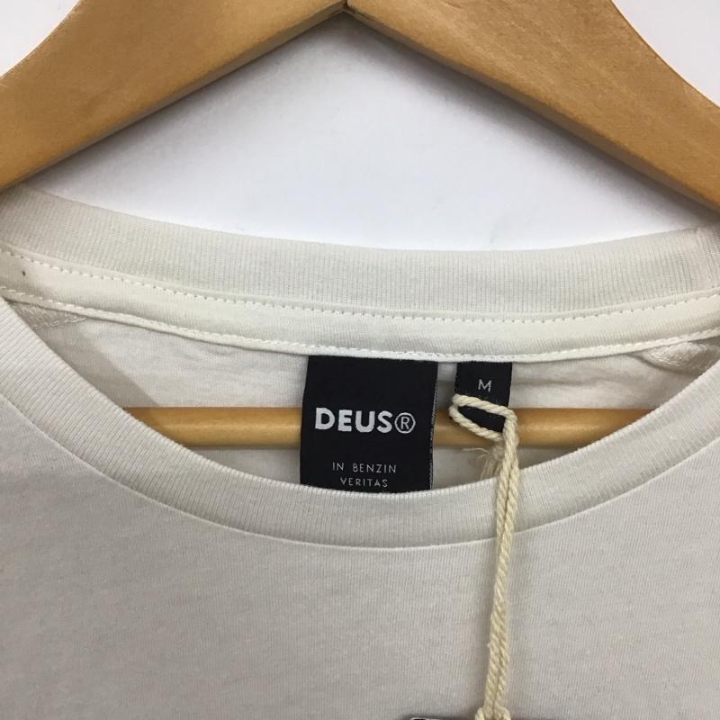 デウスエクスマキナ DEUS EX MACHINA タンクトップ タンクトップ dmp2211535a CALICOMUSCLE ノースリーブカットソー M ロゴ、文字 白 / ホワイト /  メンズ USED 古着 中古 10130743