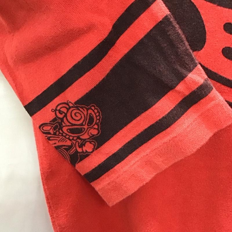 ヒステリック ミニ HYSTERIC MINI Tシャツ 七分袖 140cm プリント 赤 / レッド /  ガールズ USED 古着 中古 10116793