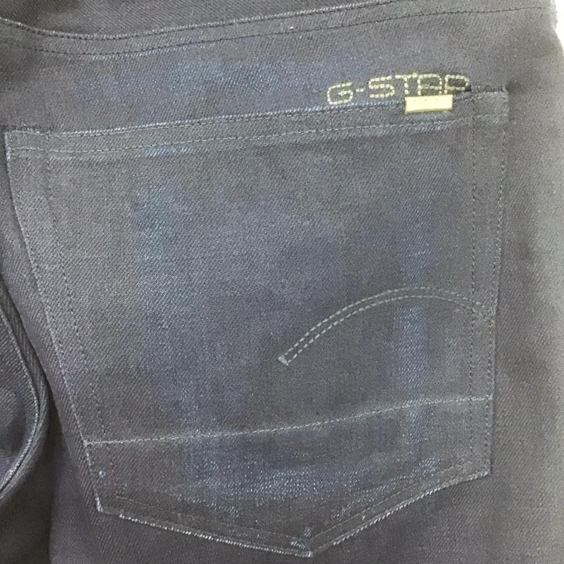 ジースターロゥ G-STAR RAW パンツ デニム、ジーンズ デニムパンツ ワーカージーンズ カジュアルパンツ ストレートパンツ 34インチ 無地 紺 / ネイビー /  メンズ USED 古着 中古 10107260