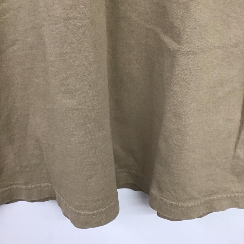 カーハート Carhartt Tシャツ 半袖 半袖カットソー プリントTシャツ クルーネックカットソー L ロゴ、文字 ベージュ / ベージュ /  メンズ USED 古着 中古 10148698