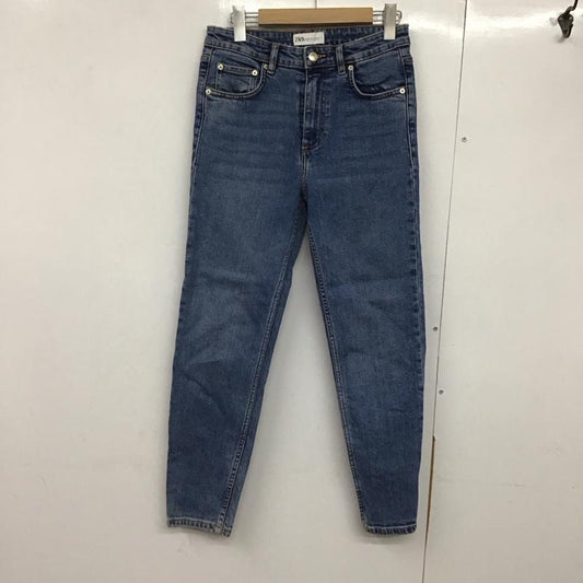 ザラ ZARA パンツ デニム、ジーンズ 36 無地 水色 / ライトブルー /  レディース USED 古着 中古 10142867