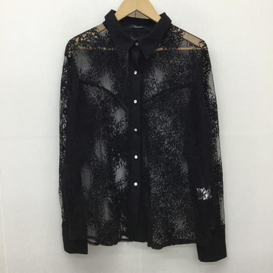 ジーナシス JEANASIS シャツ、ブラウス 長袖 ウエスタンレースシャツ FREE 総柄 黒 / ブラック /  レディース USED 古着 中古 10135929