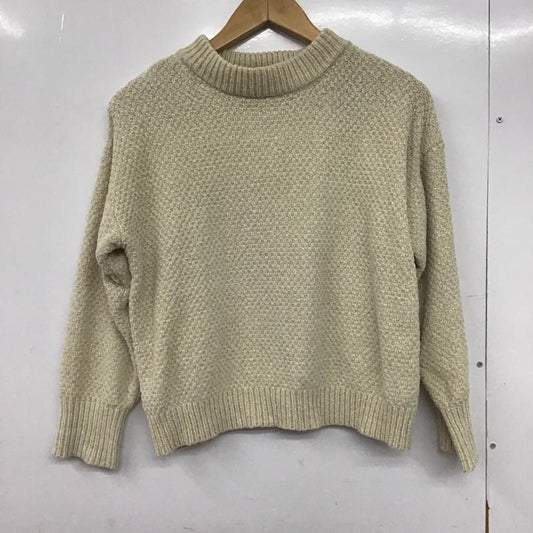 サマンサモスモスブルー Samansa Mos2 blue ニット、セーター 長袖 FREE 無地 オフホワイト / オフホワイト /  レディース USED 古着 中古 10146786