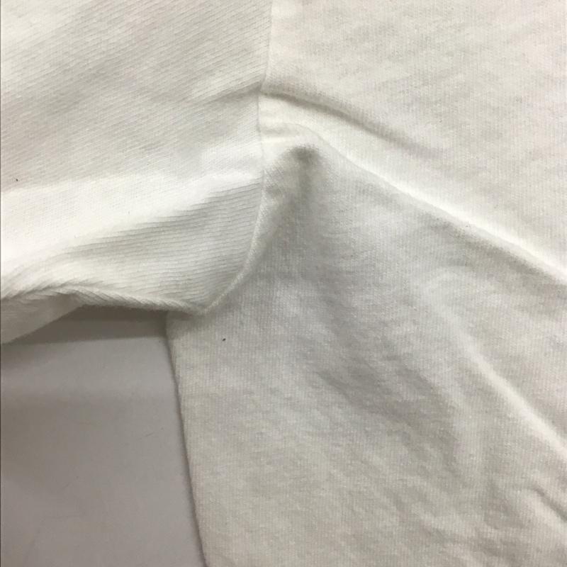トゥデイエディション TODAY edition Tシャツ 半袖 半袖カットソー プリントTシャツ クルーネックカットソー M ロゴ、文字 白 / ホワイト /  メンズ USED 古着 中古 10150894