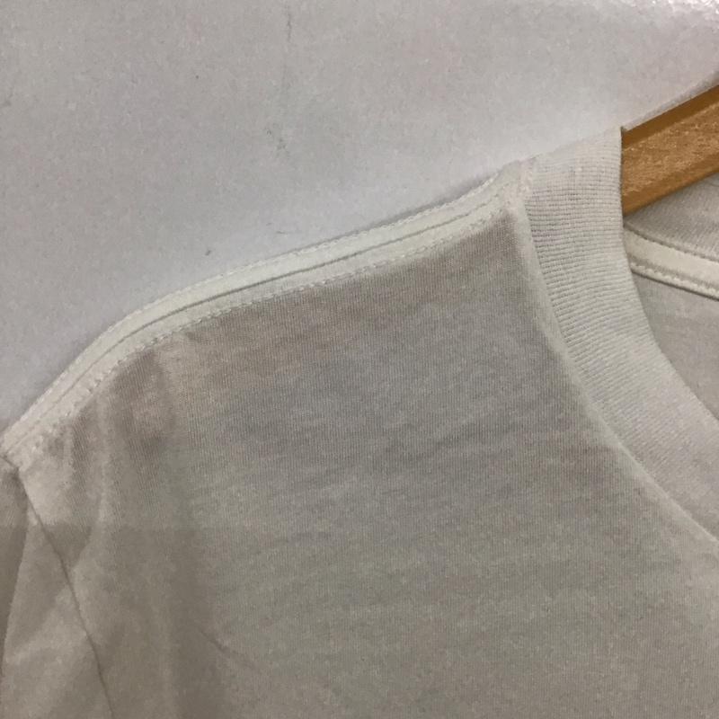 ポールスミス Paul Smith Tシャツ 半袖 半袖カットソー プリントTシャツ クルーネックカットソー L プリント 白 / ホワイト /  メンズ USED 古着 中古 10135745