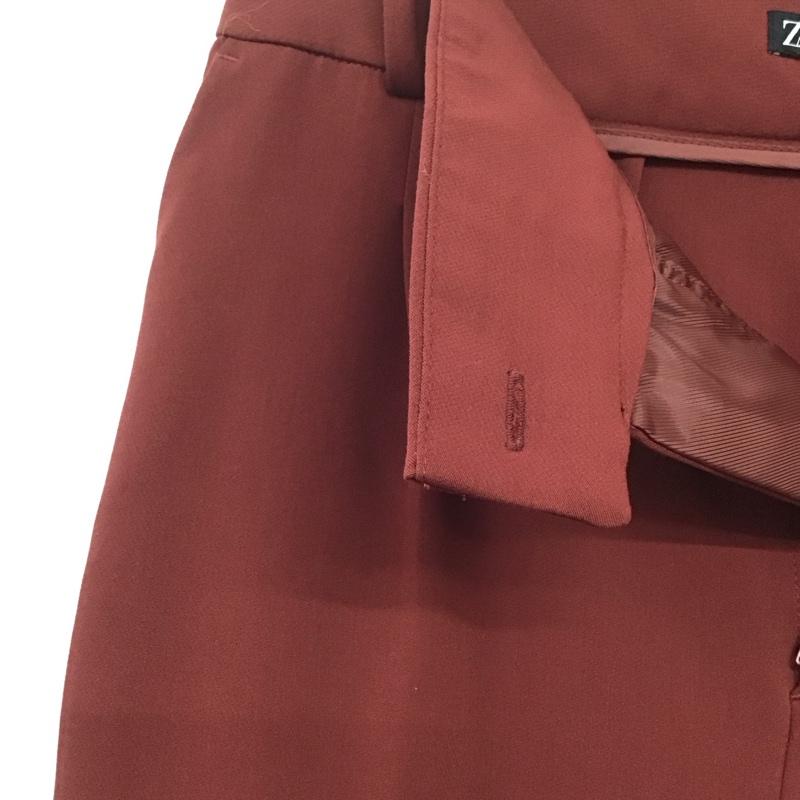 ザラ ZARA パンツ スラックス S 無地 えんじ / ワインレッド /  レディース USED 古着 中古 10144009