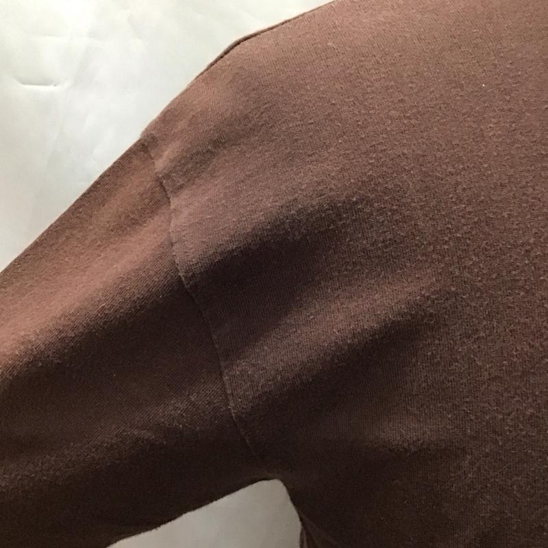 ポールスミス Paul Smith Tシャツ 半袖 クルーネック 胸ポケット M ロゴ、文字 茶 / ブラウン /  メンズ USED 古着 中古 10117025