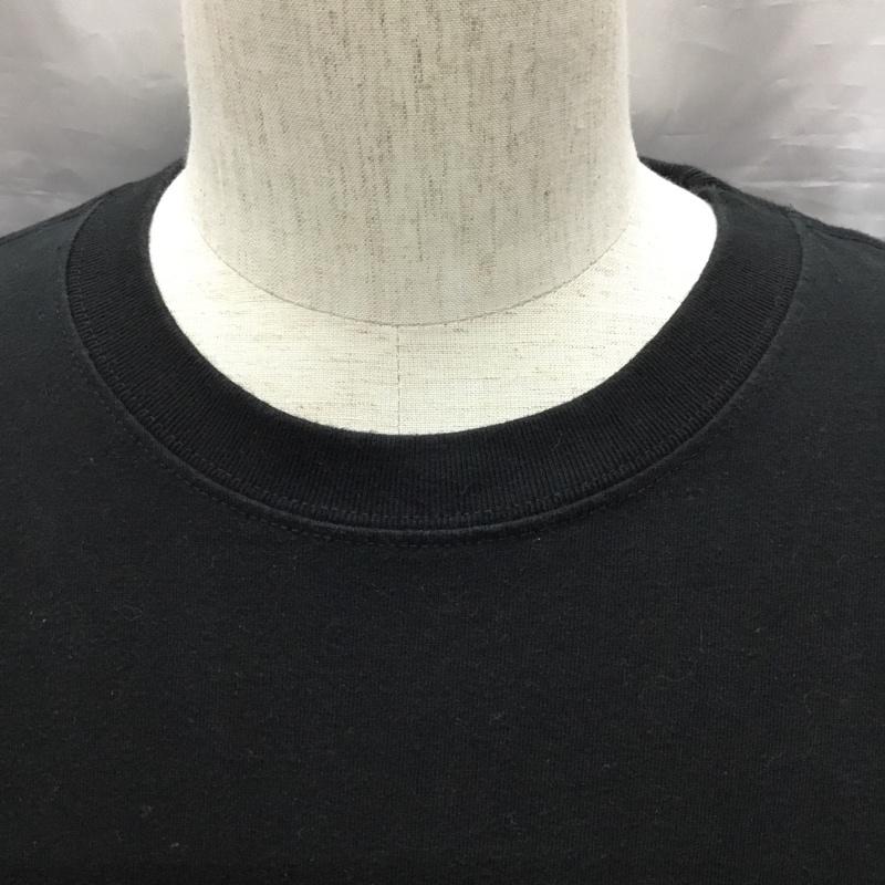 ヘッドグーニー HEADGOONIE カットソー 長袖 長袖カットソー クルーネックカットソー ロングスリーブカットソー プリントTシャツ XL 無地 黒 / ブラック /  メンズ USED 古着 中古 10117536