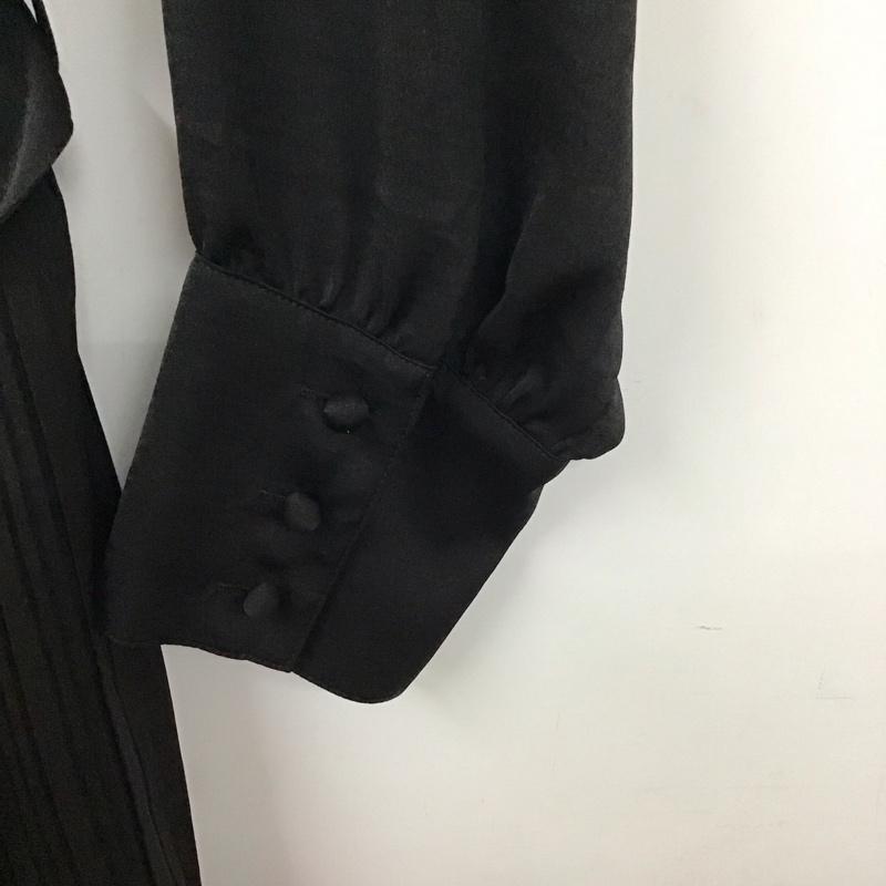 ナノユニバース nano・universe ワンピース ロングスカート M 無地 黒 / ブラック /  レディース USED 古着 中古 10130507