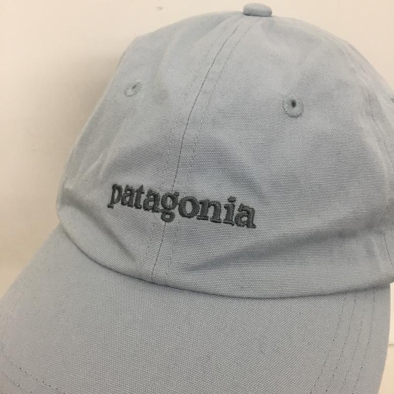 パタゴニア patagonia 帽子 キャップ ネットプラス ロゴ、文字 水色 / ライトブルー /  メンズ USED 古着 中古 10143284