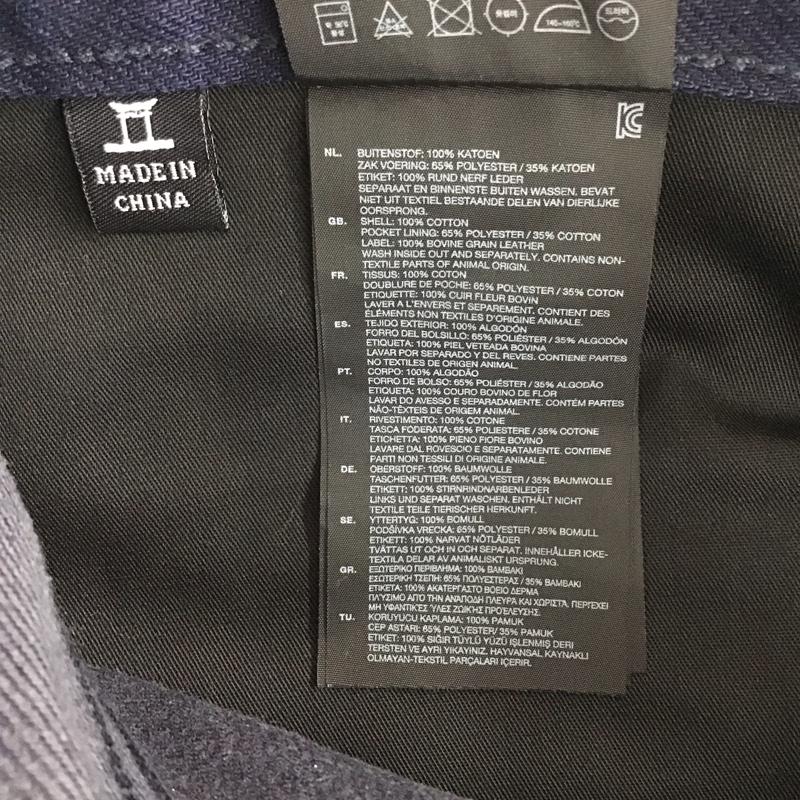 ジースターロゥ G-STAR RAW パンツ デニム、ジーンズ デニムパンツ ワーカージーンズ カジュアルパンツ ストレートパンツ 34インチ 無地 紺 / ネイビー /  メンズ USED 古着 中古 10107260