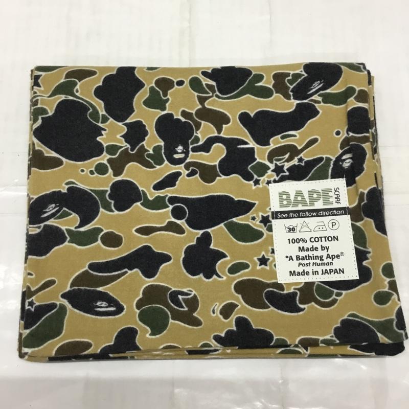 アベイシングエイプ A BATHING APE マフラー マフラー BAPE SCARF コットン カモフラージュ柄・迷彩 マルチカラー / マルチカラー /  メンズ USED 古着 中古 10113724