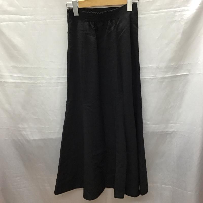 センスオブプレイスバイアーバンリサーチ SENSE OF PLACE by URBAN RESEARCH スカート ロングスカート AA25-25B112 リネンライクマーメイドスカート XS 無地 黒 / ブラック /  レディース USED 古着 中古 10115870