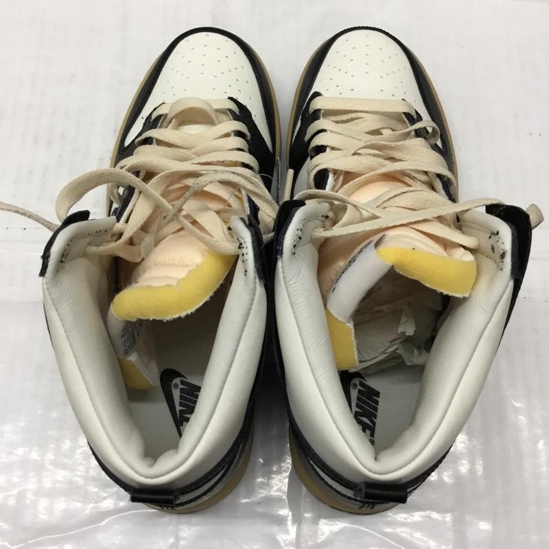 ナイキ NIKE スニーカー スニーカー DZ4732 133 WMNS DUNK HIGH SE 27.5cm 箱有 27.5cm ロゴ、文字 白 / ホワイト / X 黒 / ブラック /  メンズ USED 古着 中古 10110641