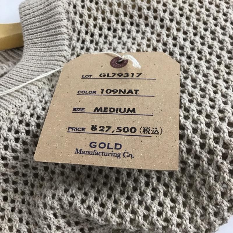 ゴールド GOLD カットソー 半袖 gl79317 COTTONMESHYARNCREWNECKSHIRT M 無地 マルチカラー / マルチカラー /  メンズ USED 古着 中古 10146198