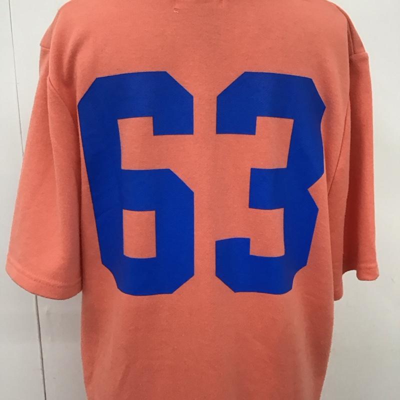 ロデオクラウンズワイドボウル RODEO CROWNS WIDE BOWL ワンピース ミニスカート 4209sr93-1750 UNIVVネックTシャツワンピース 半袖ワンピース プリントTシャツ S ロゴ、文字 橙 / オレンジ /  レディース USED 古着 中古 10114949