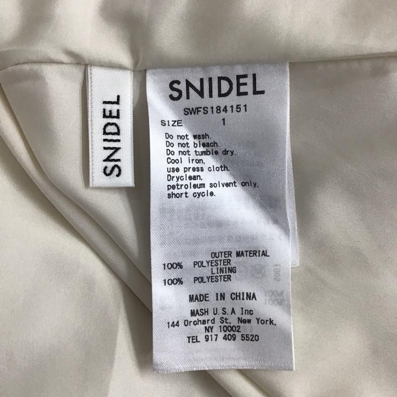スナイデル SNIDEL スカート ロングスカート SWFS184151 フラワープリントミドルスカート フレアスカート タグ付き 1 花柄 マルチカラー / マルチカラー /  レディース USED 古着 中古 10123475