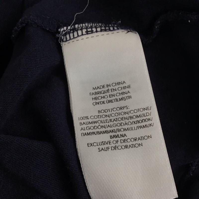 ポロラルフローレン POLO RALPH LAUREN Tシャツ 半袖 半袖カットソー プリントTシャツ クルーネックカットソー S ロゴ、文字 紺 / ネイビー /  メンズ USED 古着 中古 10130732